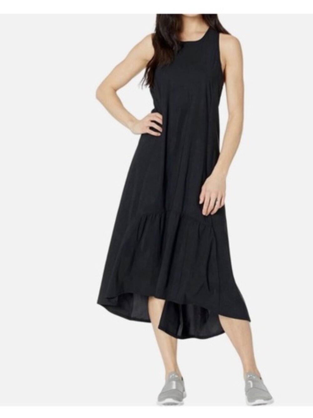 Sweaty Betty Ace Midi Dress in Black size Small